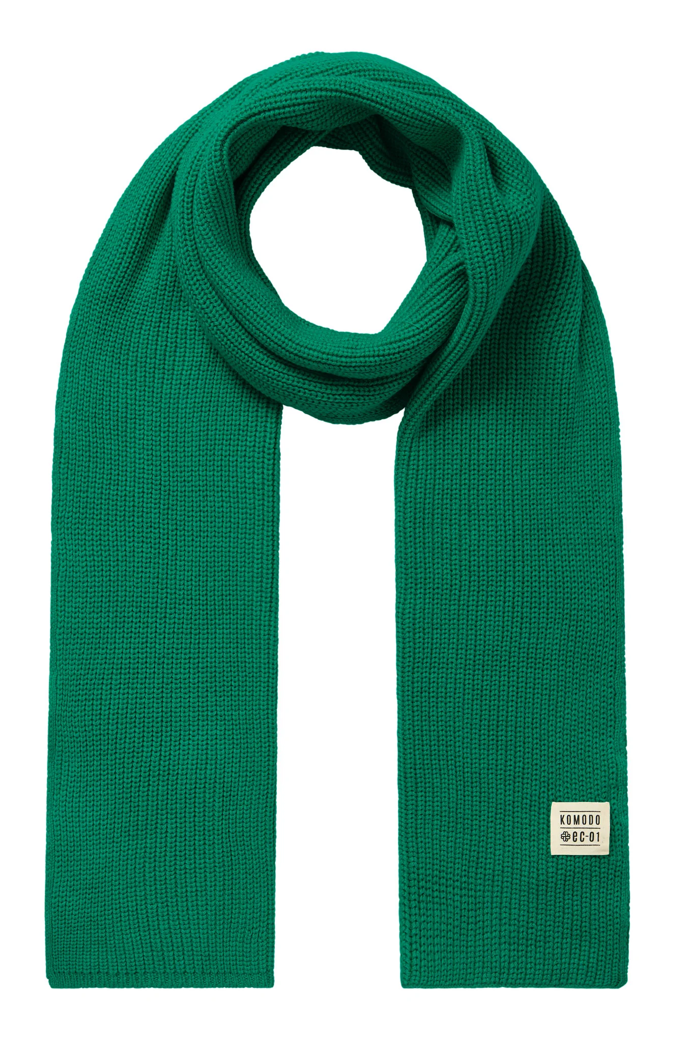 LONDON - Organic Cotton Scarf Bright Green
