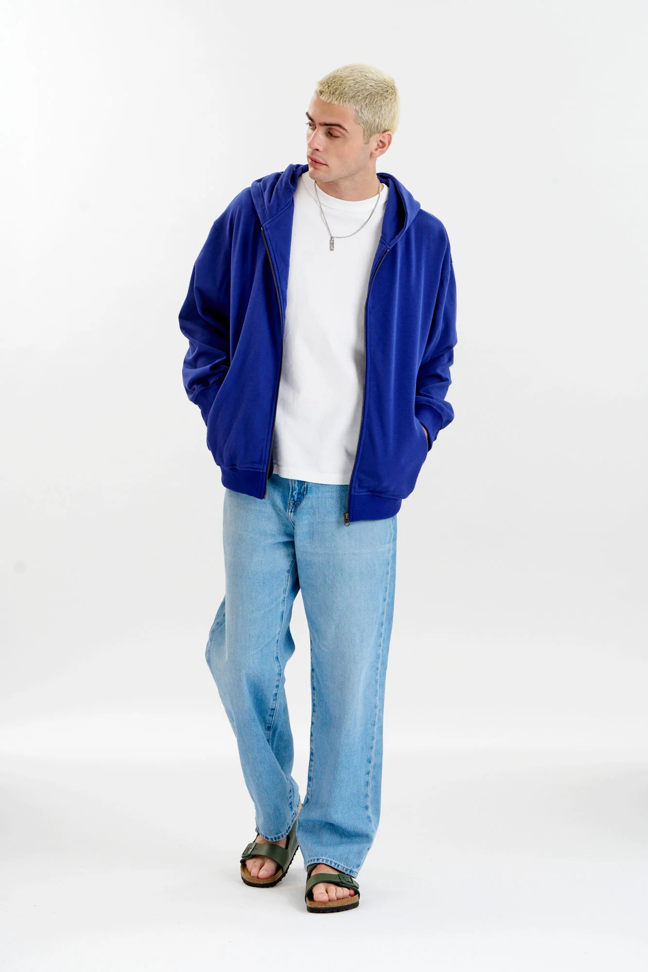 LUCA Organic Cotton Hoody - Blue - Image 2