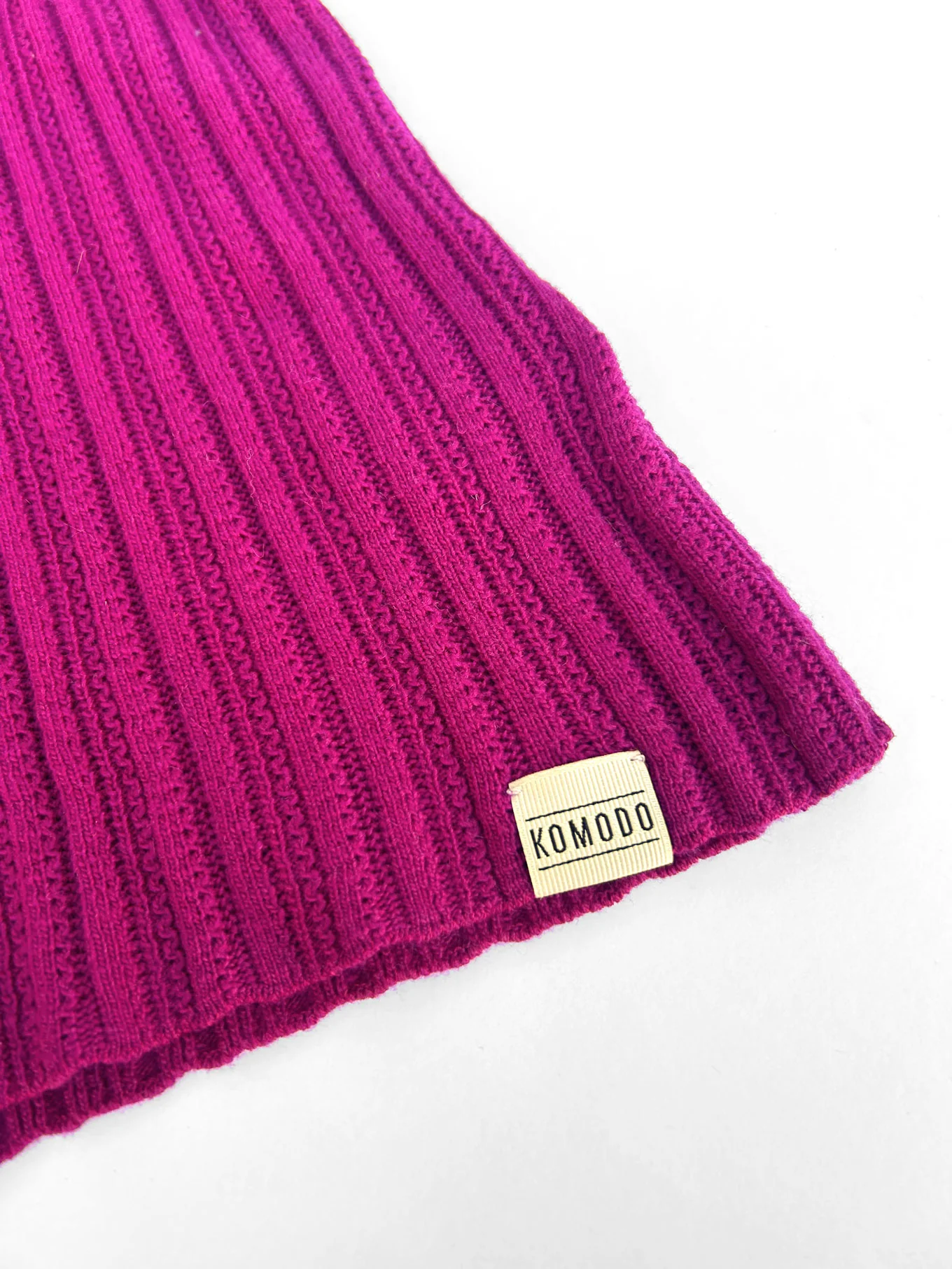 LUCKY Wool Blend Jumper - Fuschia - Image 5