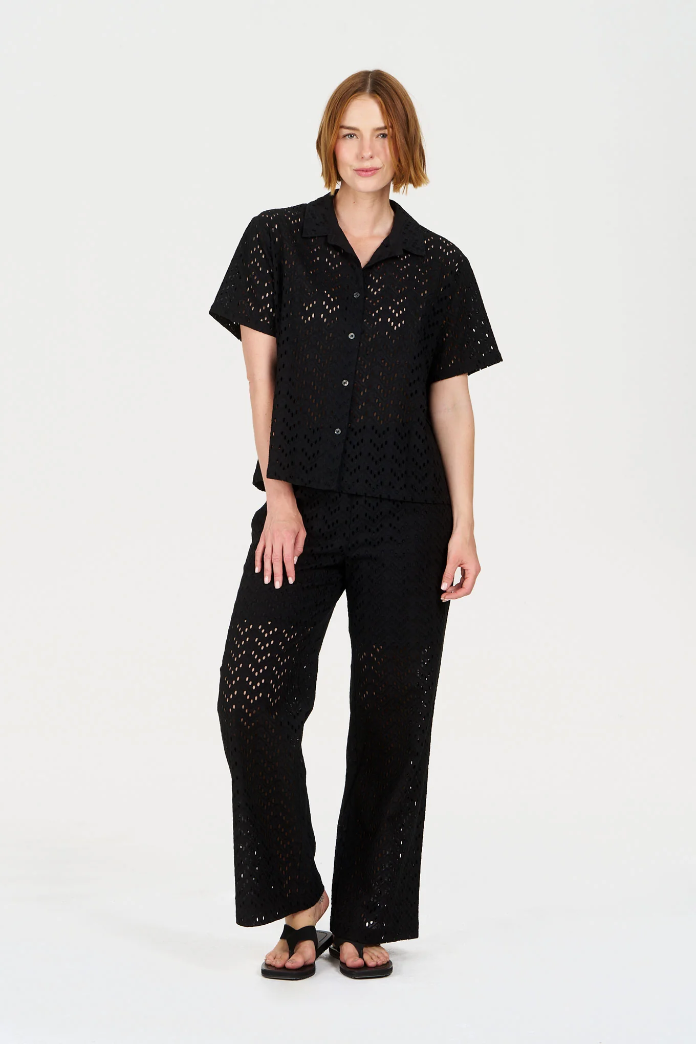 LUNA Organic Cotton Shirt - Black - Image 3