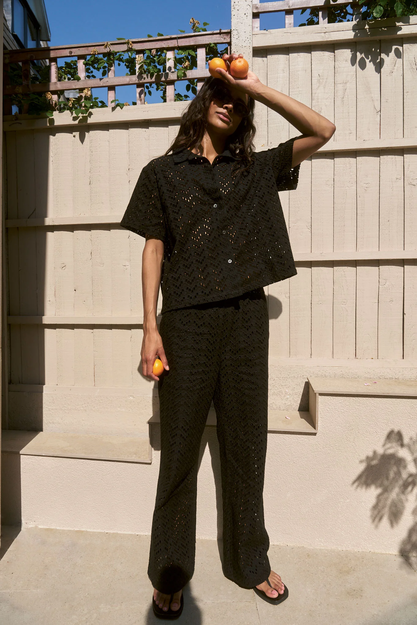 LUNA Organic Cotton Shirt - Black - Image 4