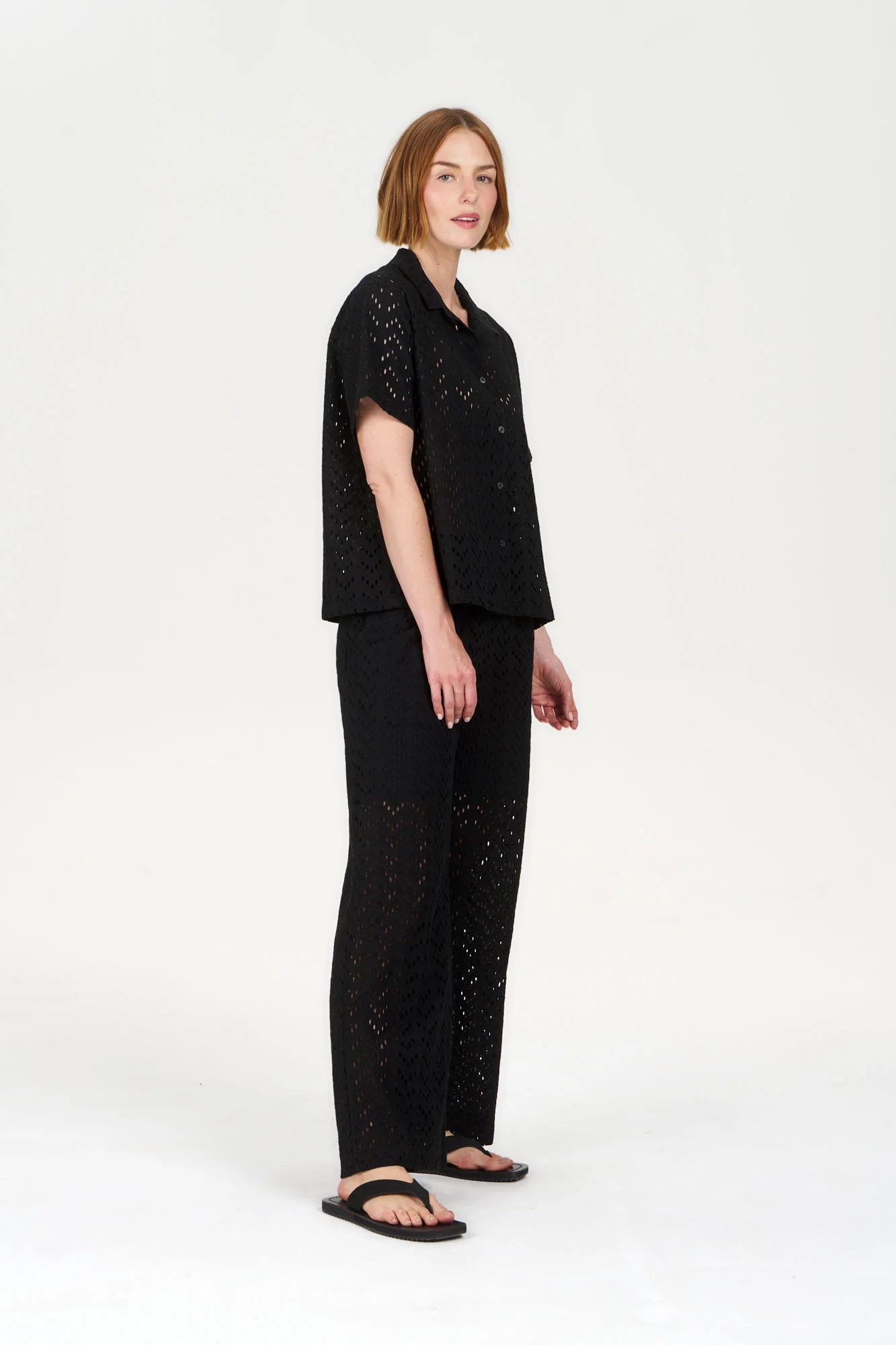 LUNA Organic Cotton Shirt - Black - Image 5