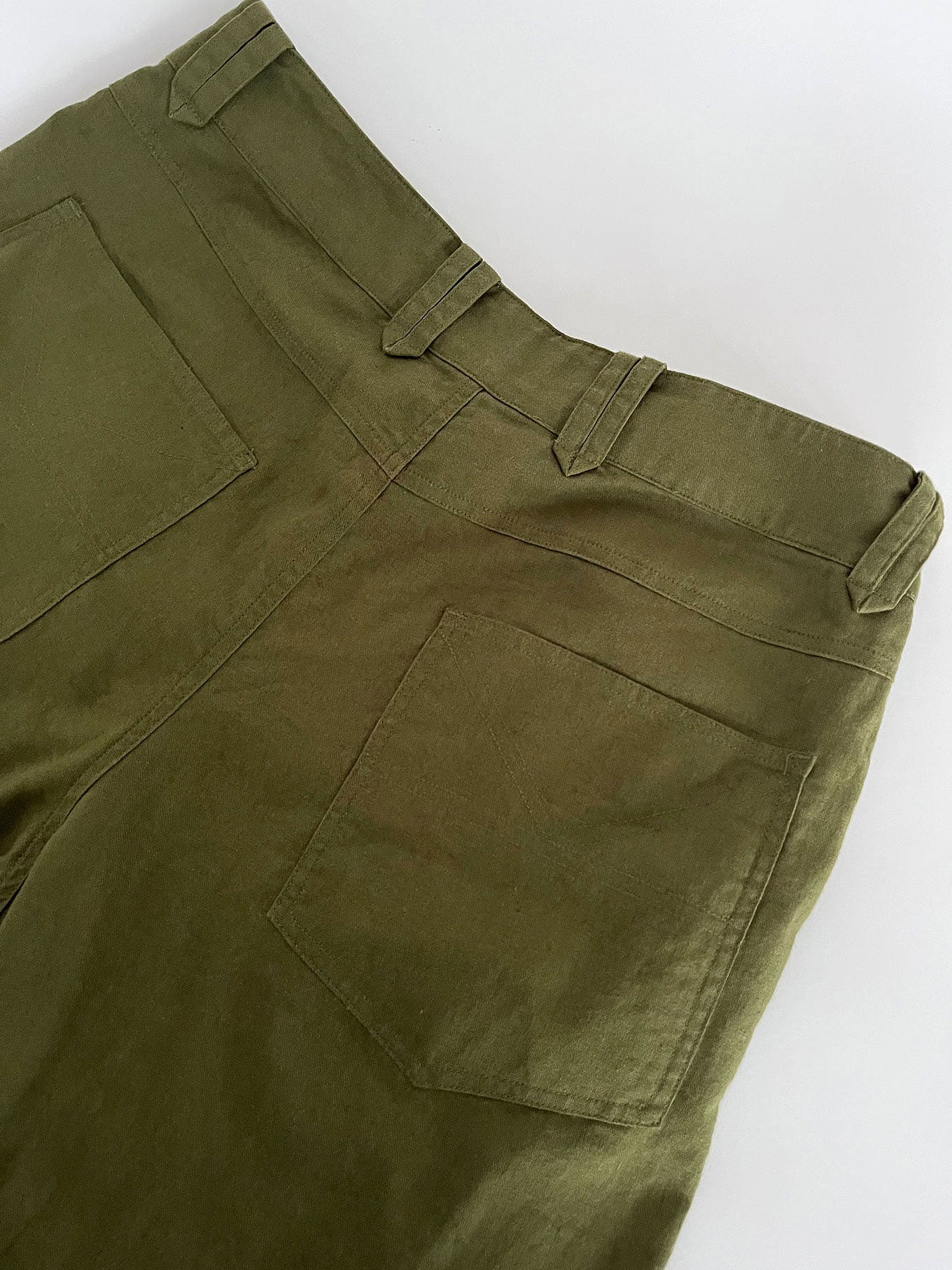 MAKULU - Organic Linen Cotton Trouser - Khaki - Image 5