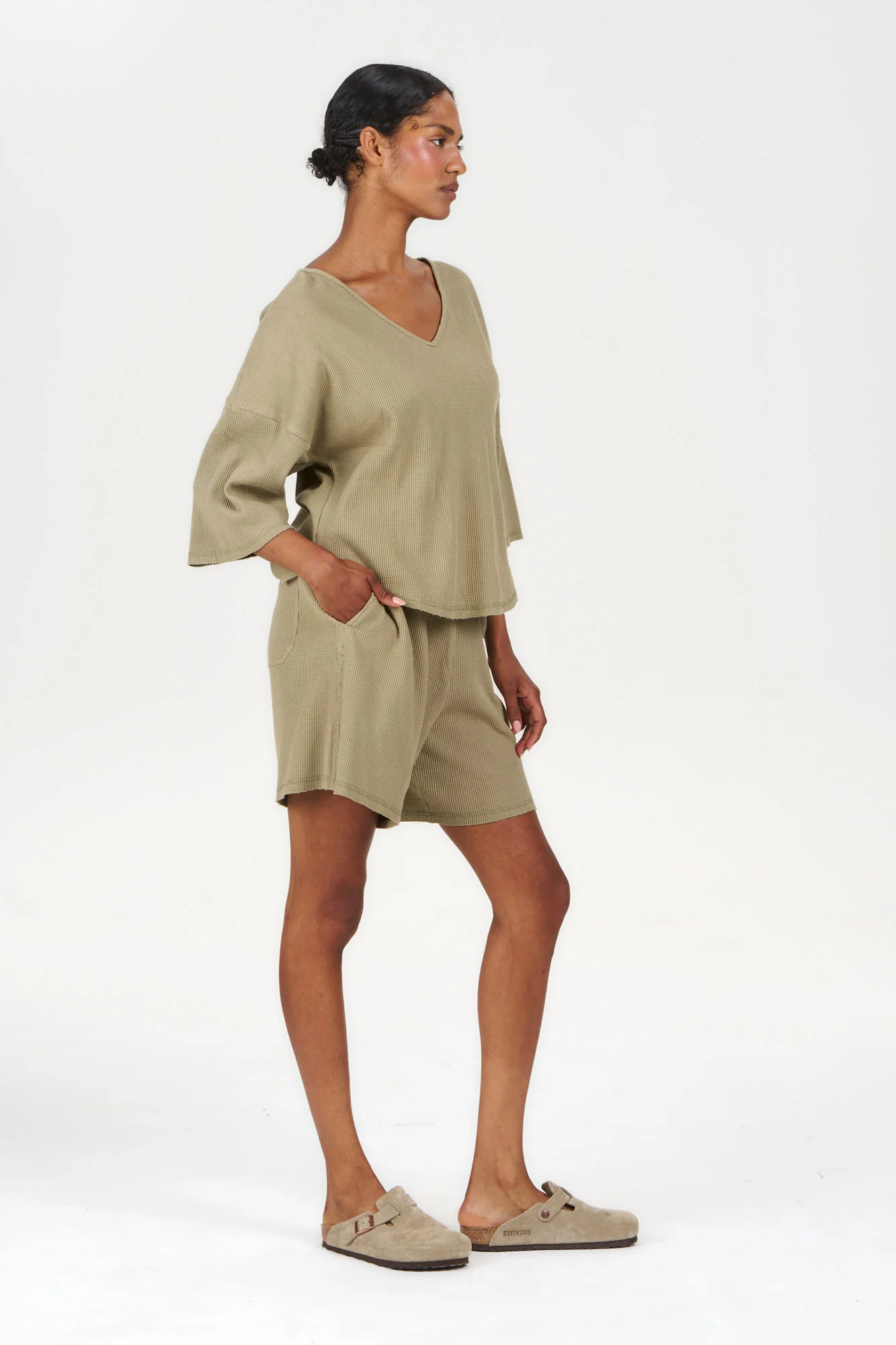MARLIE Organic Cotton Short - Green - Image 4