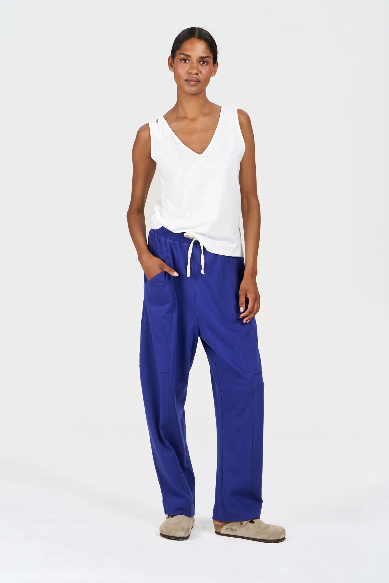 MARA Organic Cotton Jogger - Blue - Image 3