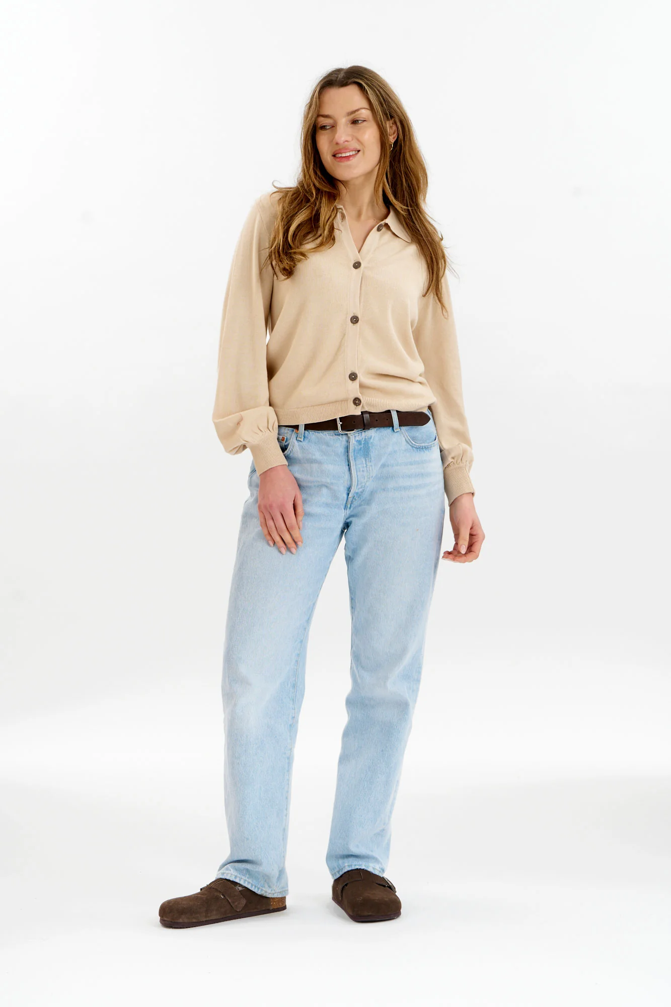 NANI Organic Cotton Cardigan - Cream - Image 5