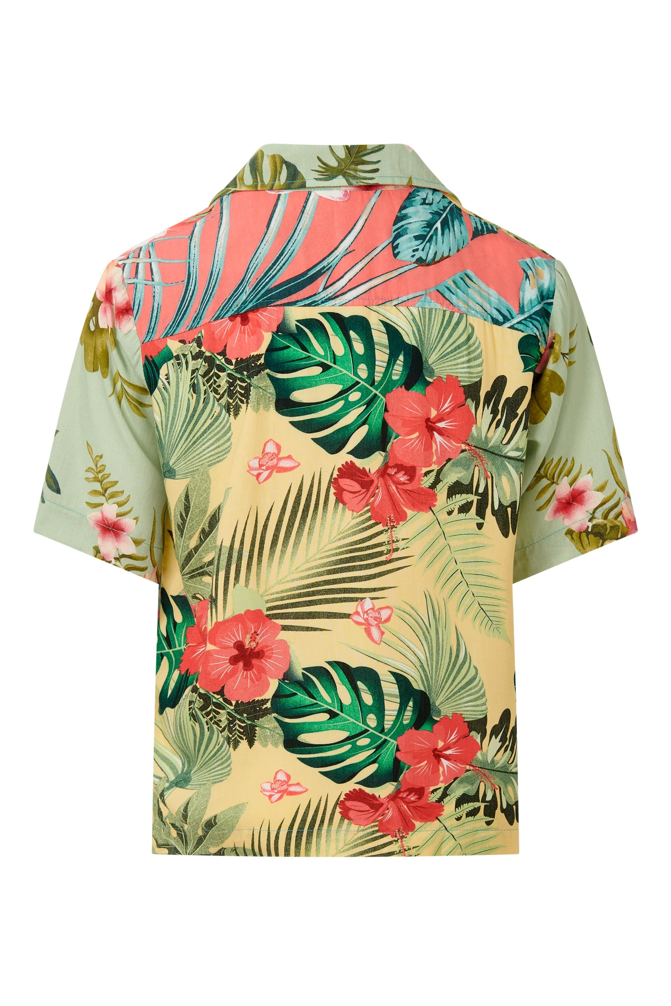 OCEAN - Rayon Tropical Print Shirt - Image 3