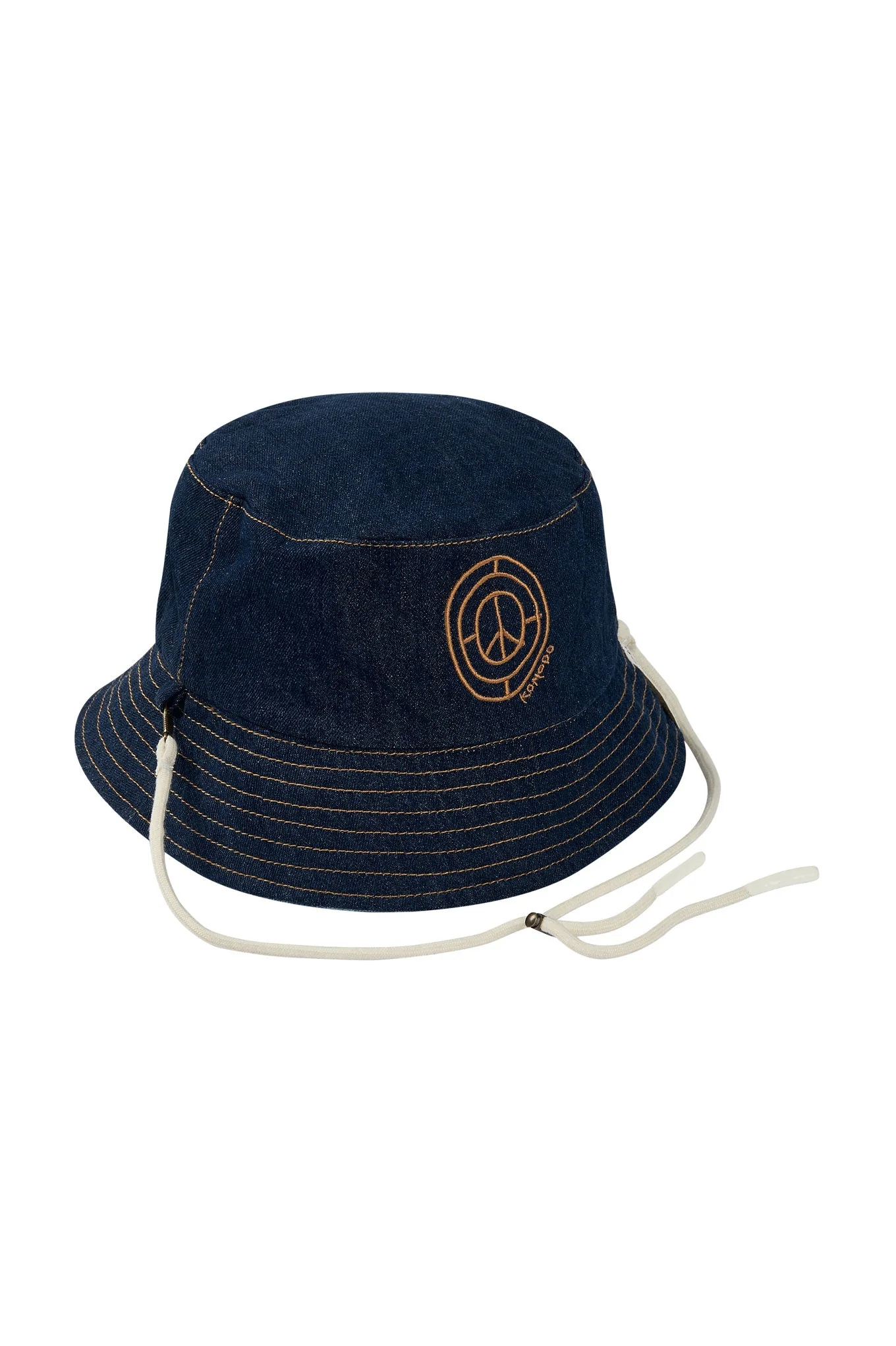 PETAL Reversable Organic Denim Bucket Hat - Image 4