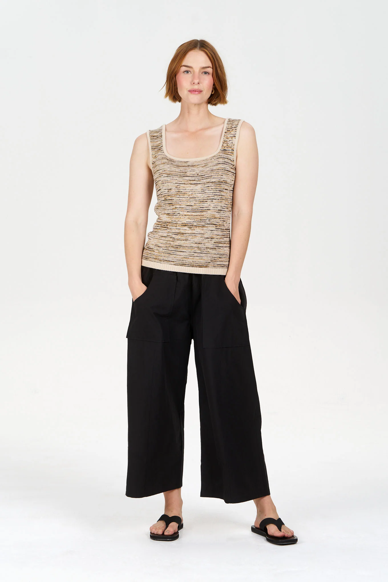 POPPY Organic Cotton Vest - multi - Image 3