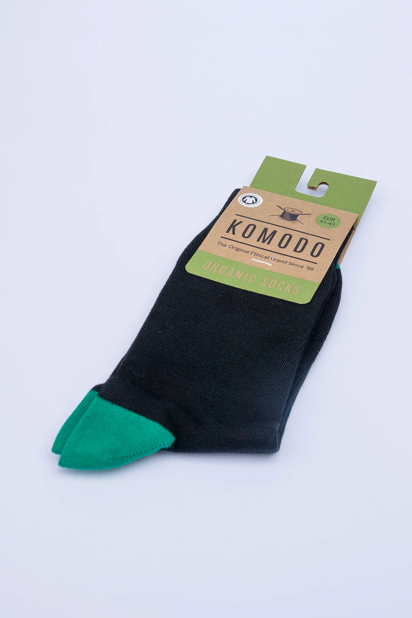 PUNCHY - GOTS Organic Cotton Socks Black - Image 2