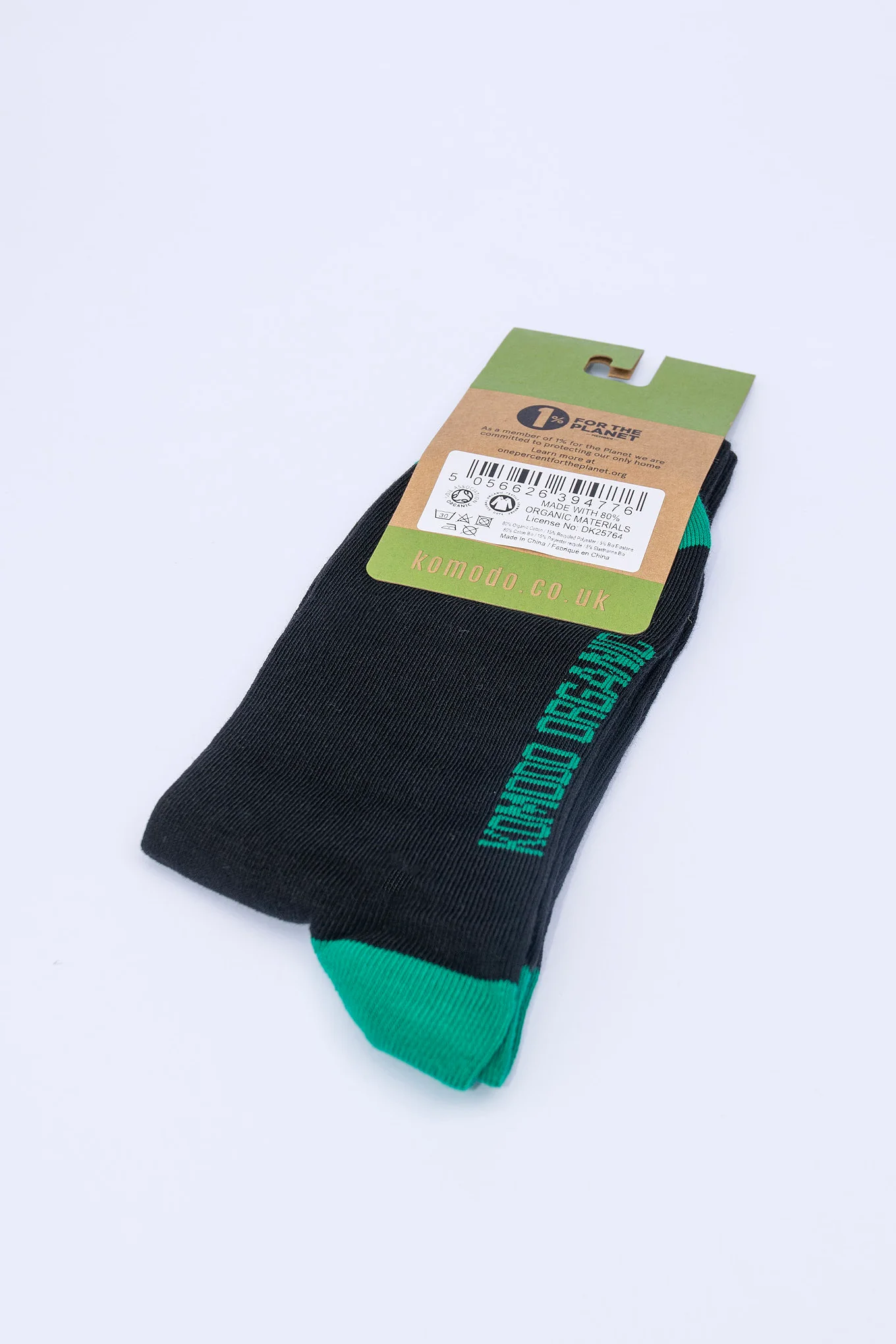PUNCHY - GOTS Organic Cotton Socks Black - Image 3