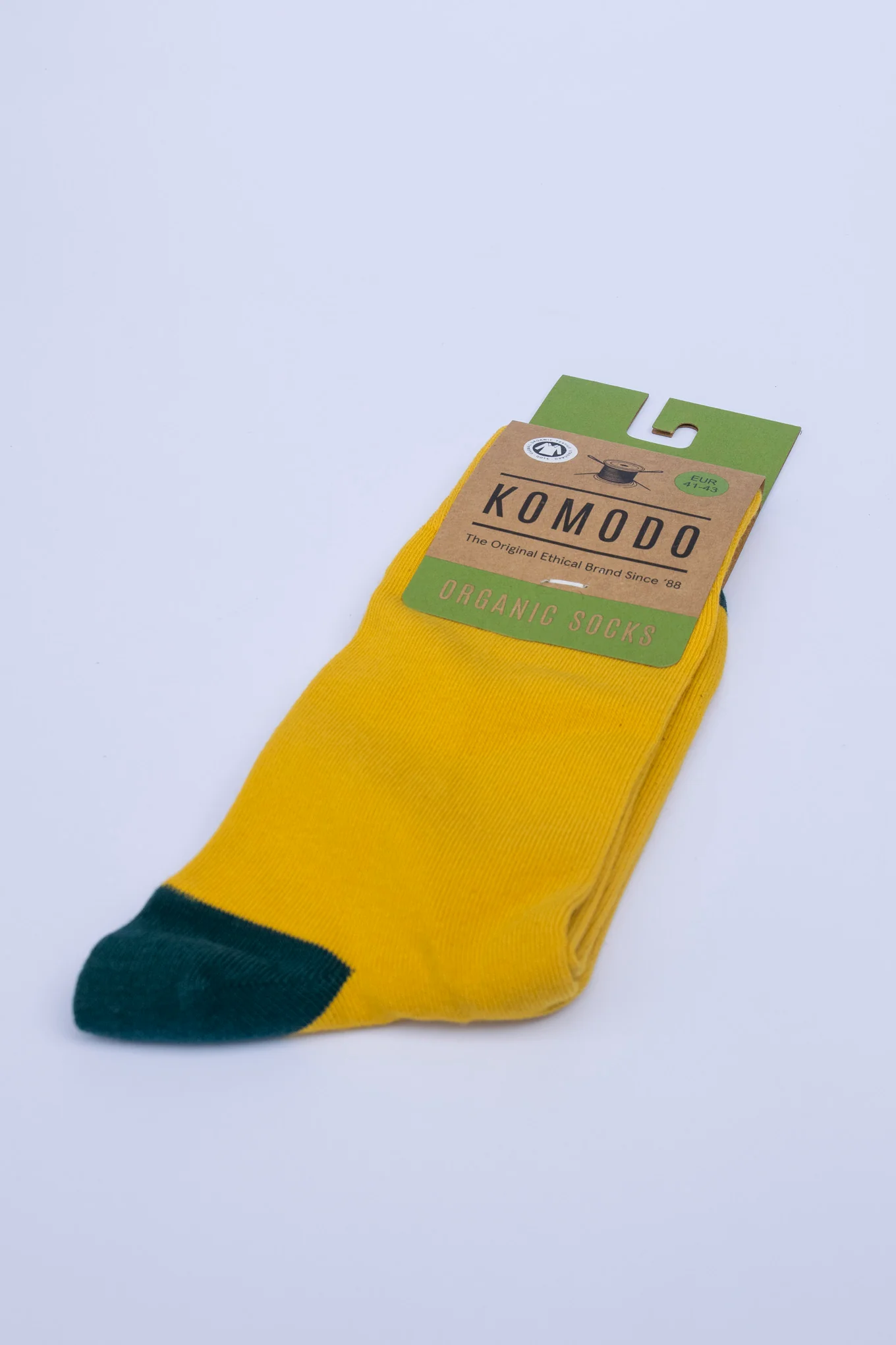 PUNCHY - GOTS Organic Cotton Socks Mustard - Image 2