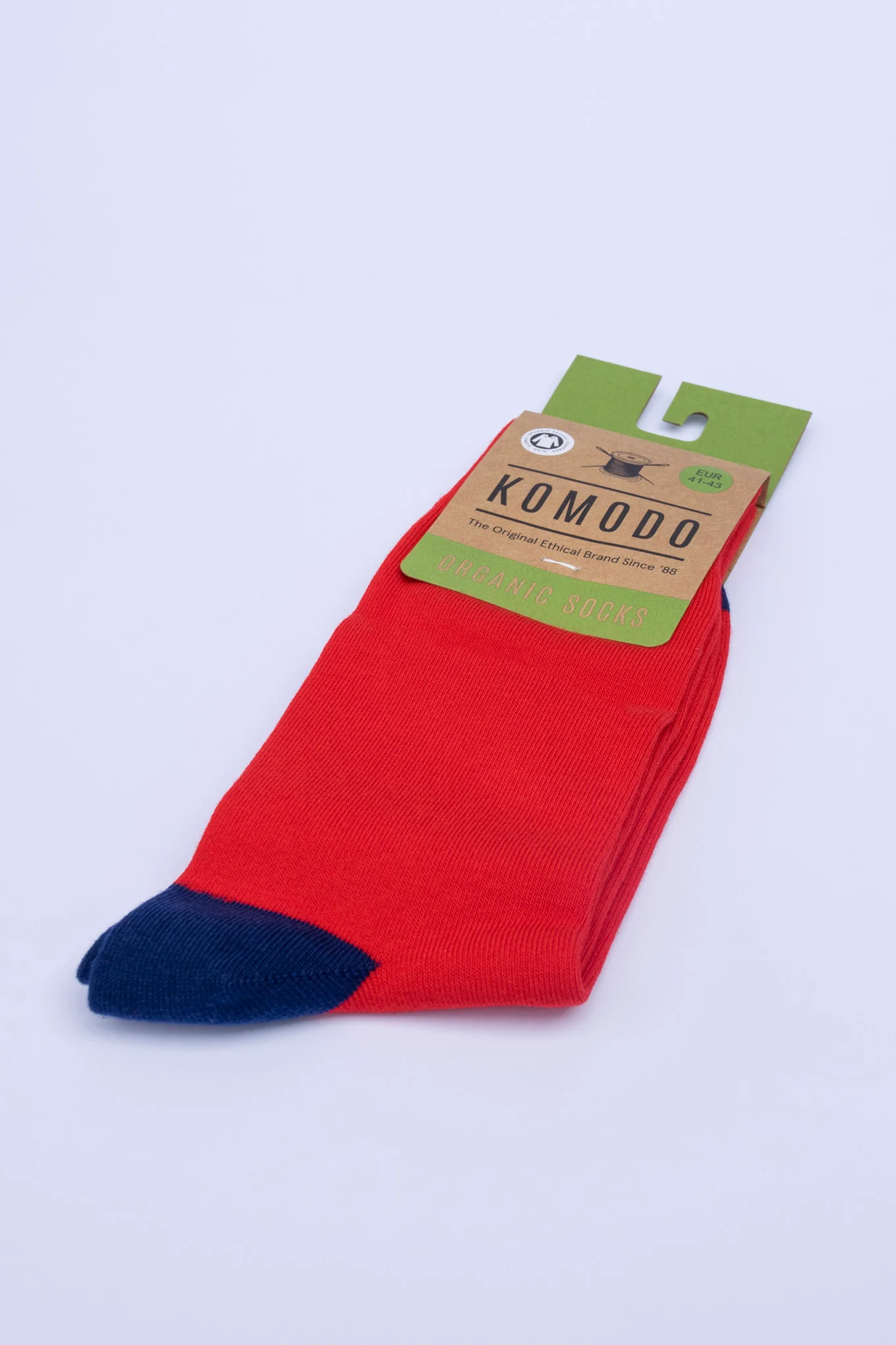 PUNCHY - GOTS Organic Cotton Socks Red - Image 2