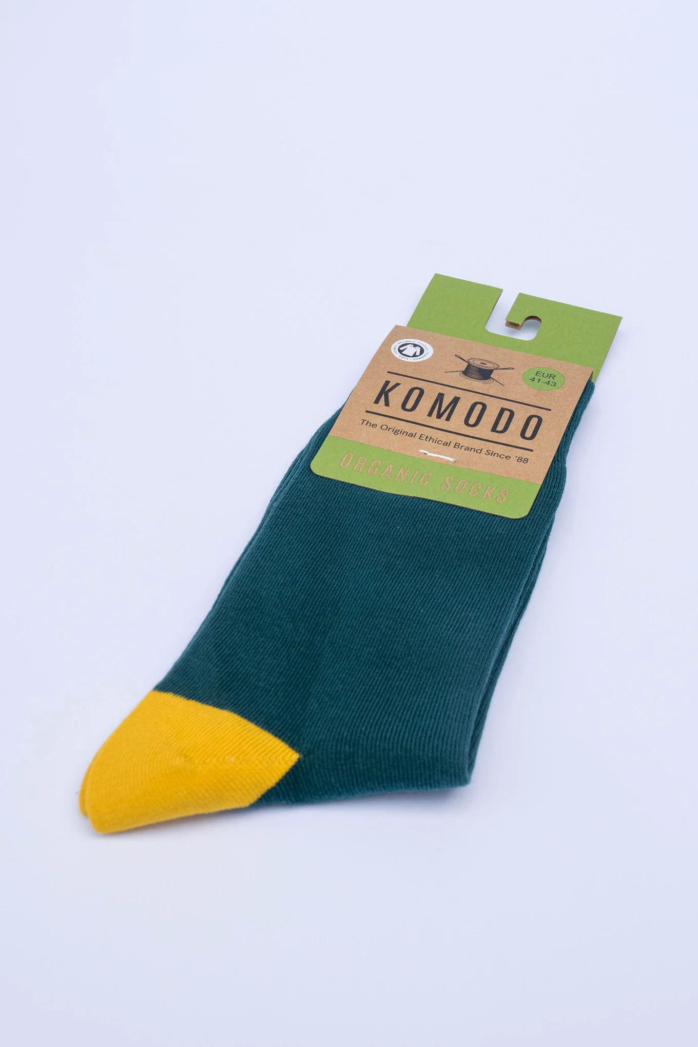 PUNCHY - GOTS Organic Cotton Socks Teal - Image 2