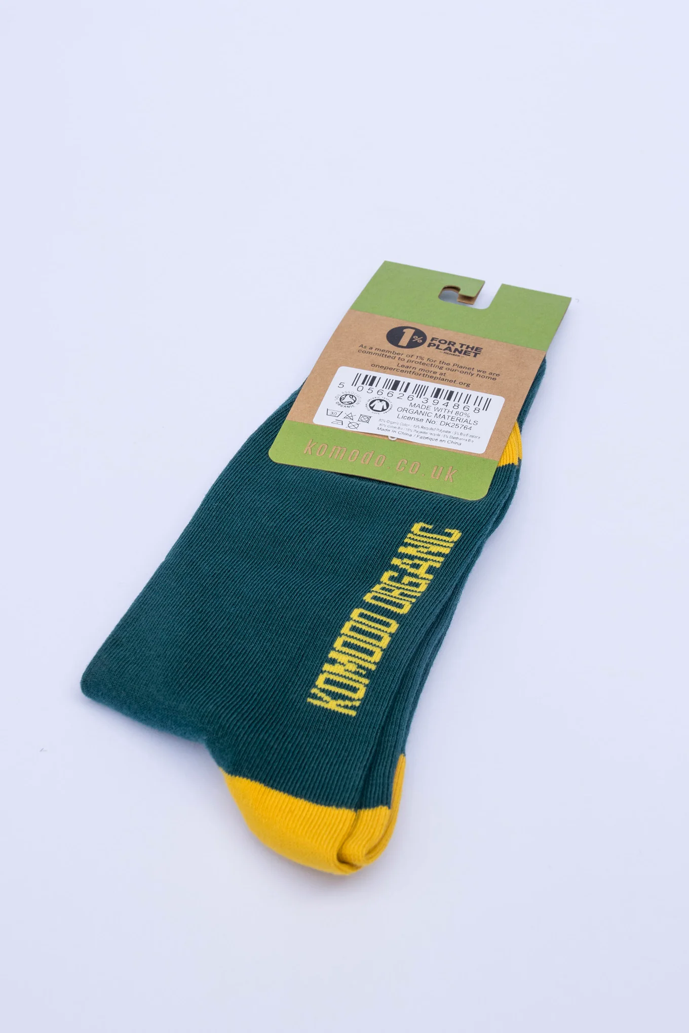 PUNCHY - GOTS Organic Cotton Socks Teal - Image 3