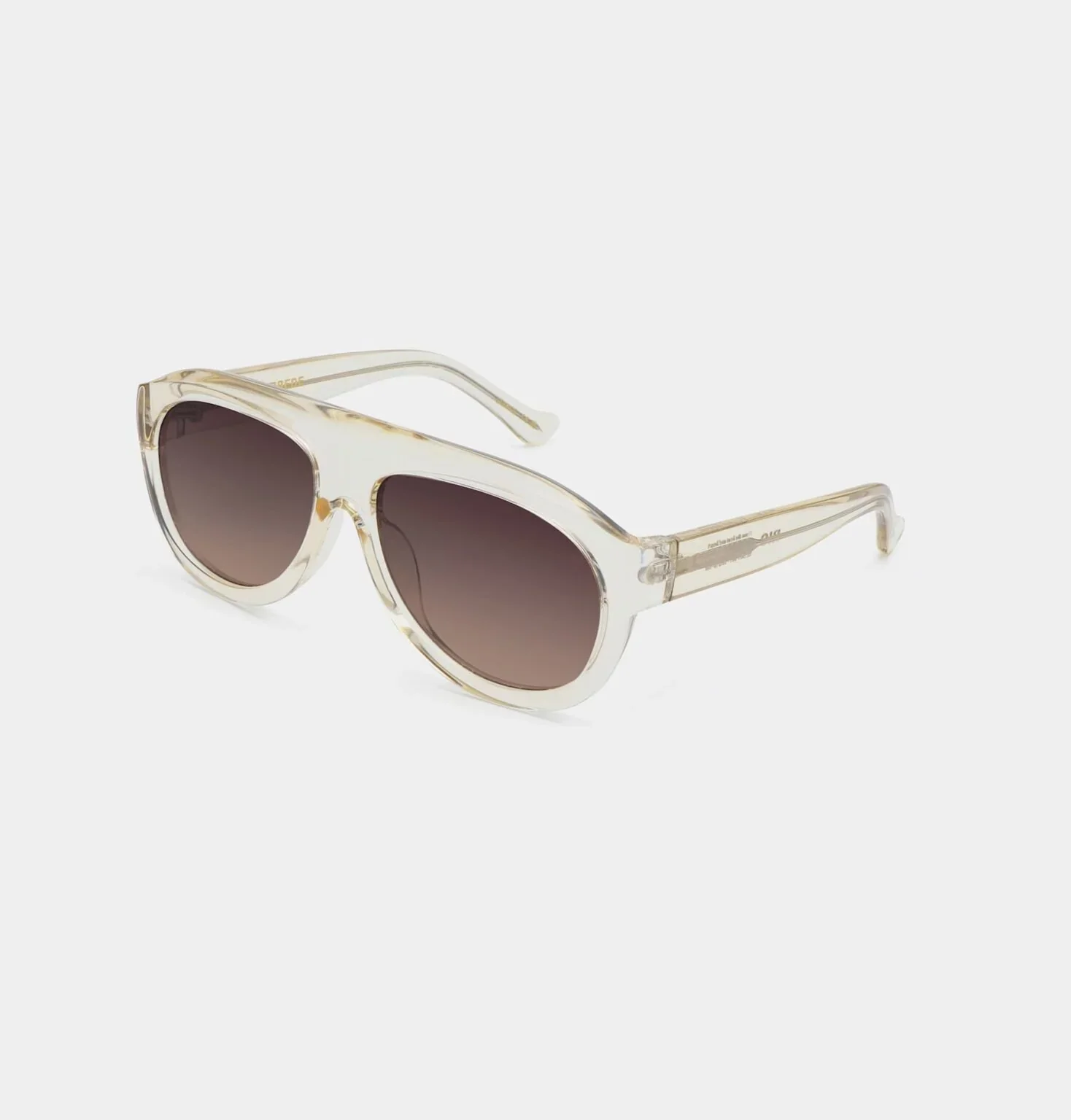 RIO - Ecru Transparent Sunglasses by A.Kjaerbede - Image 2