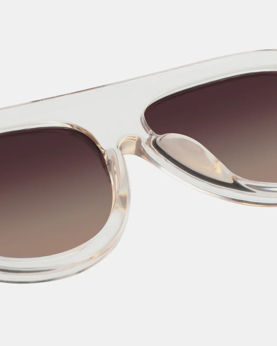 RIO - Ecru Transparent Sunglasses by A.Kjaerbede - Image 3