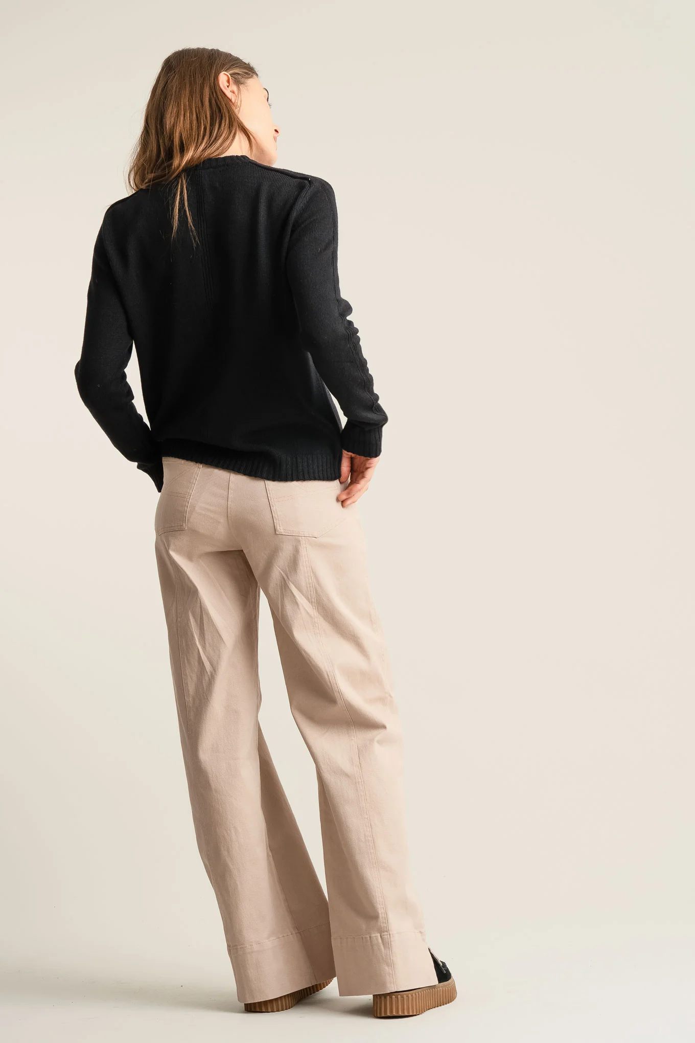 ROSE Organic Cotton Trouser - Dusty Pink - Image 3