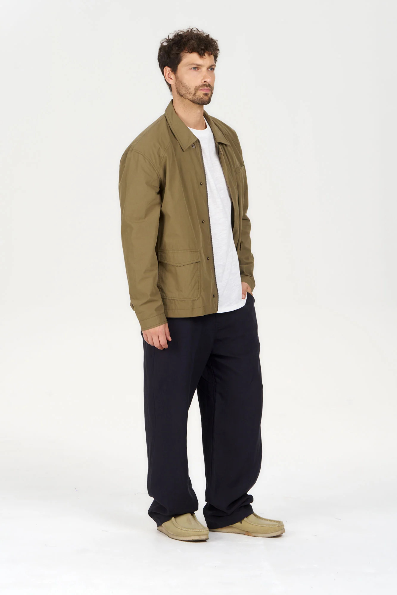 RUDY Organic Cotton Jacket - Olive - Image 3
