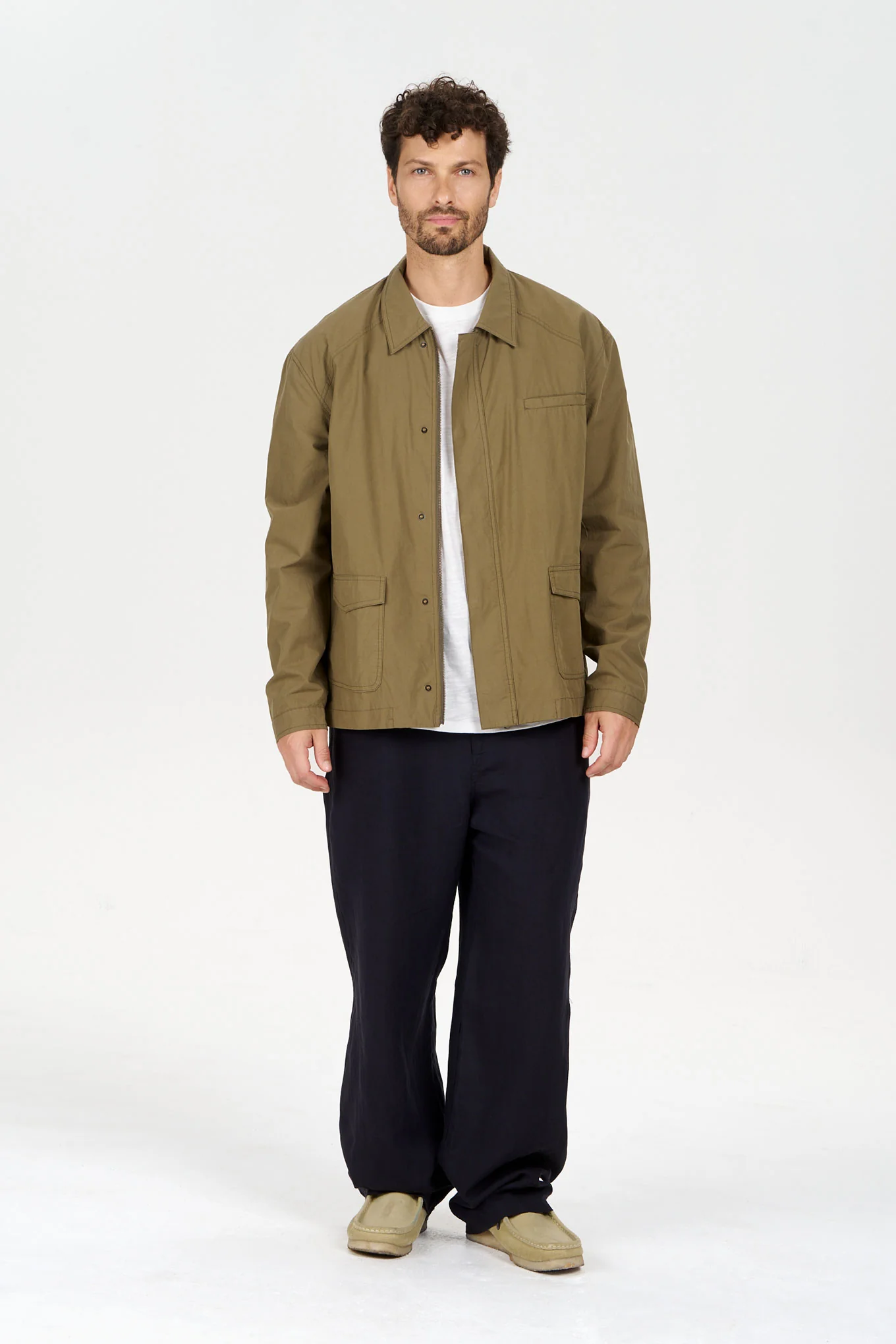RUDY Organic Cotton Jacket - Olive - Image 4