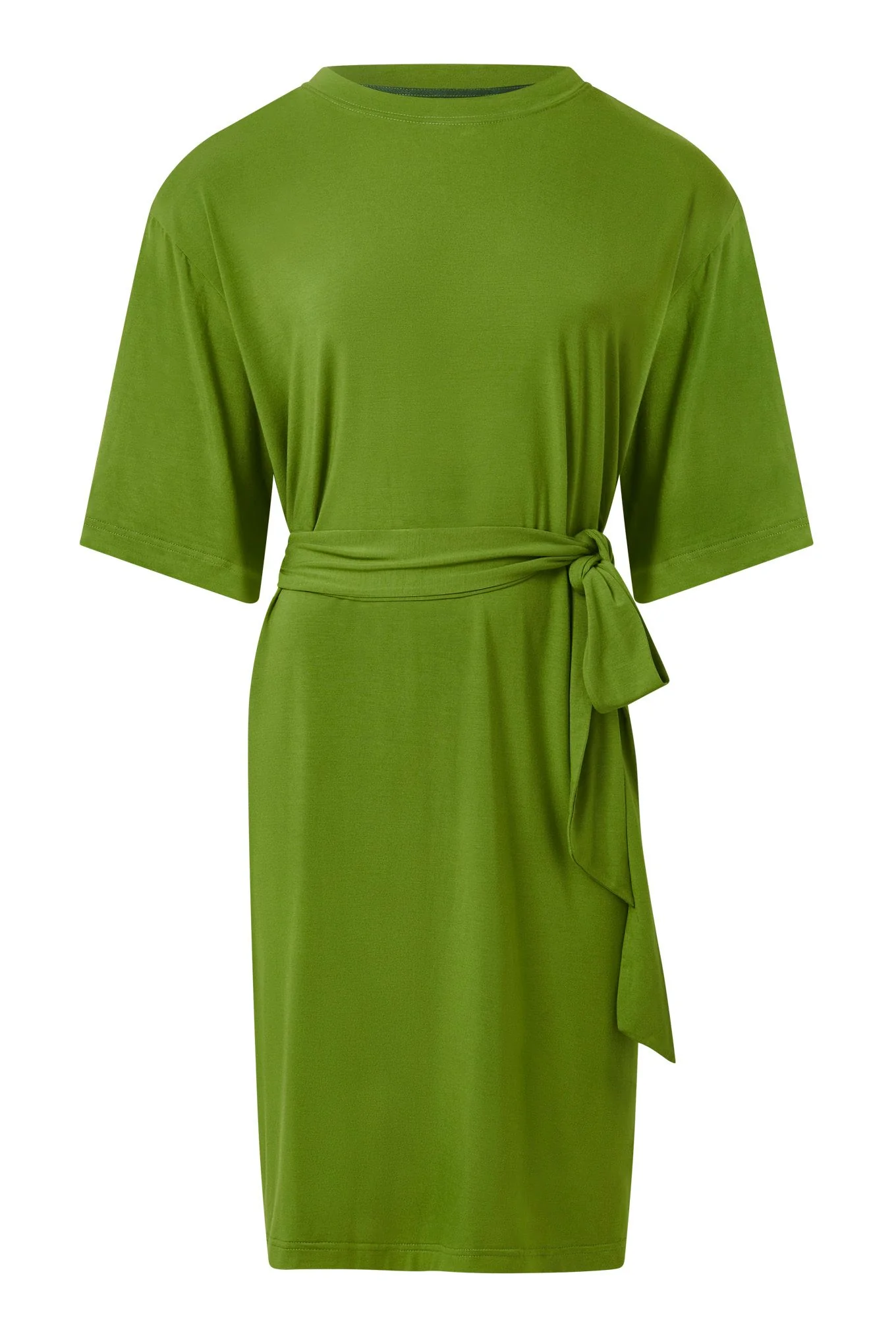 SADIE - Modal Jersey Dress - Green - Image 2