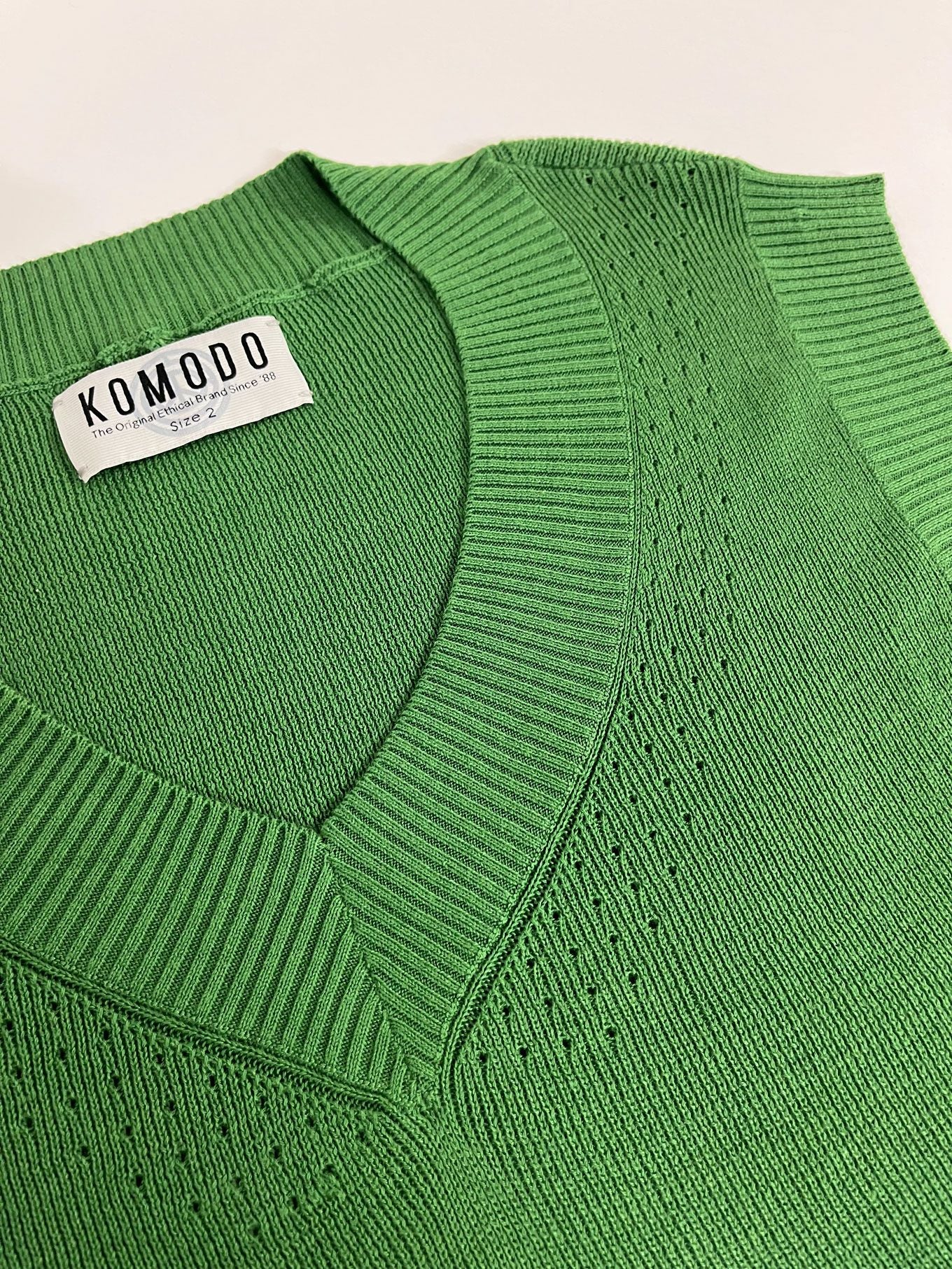SANDER - Cotton Tencel Vest - Jungle Green - Image 3