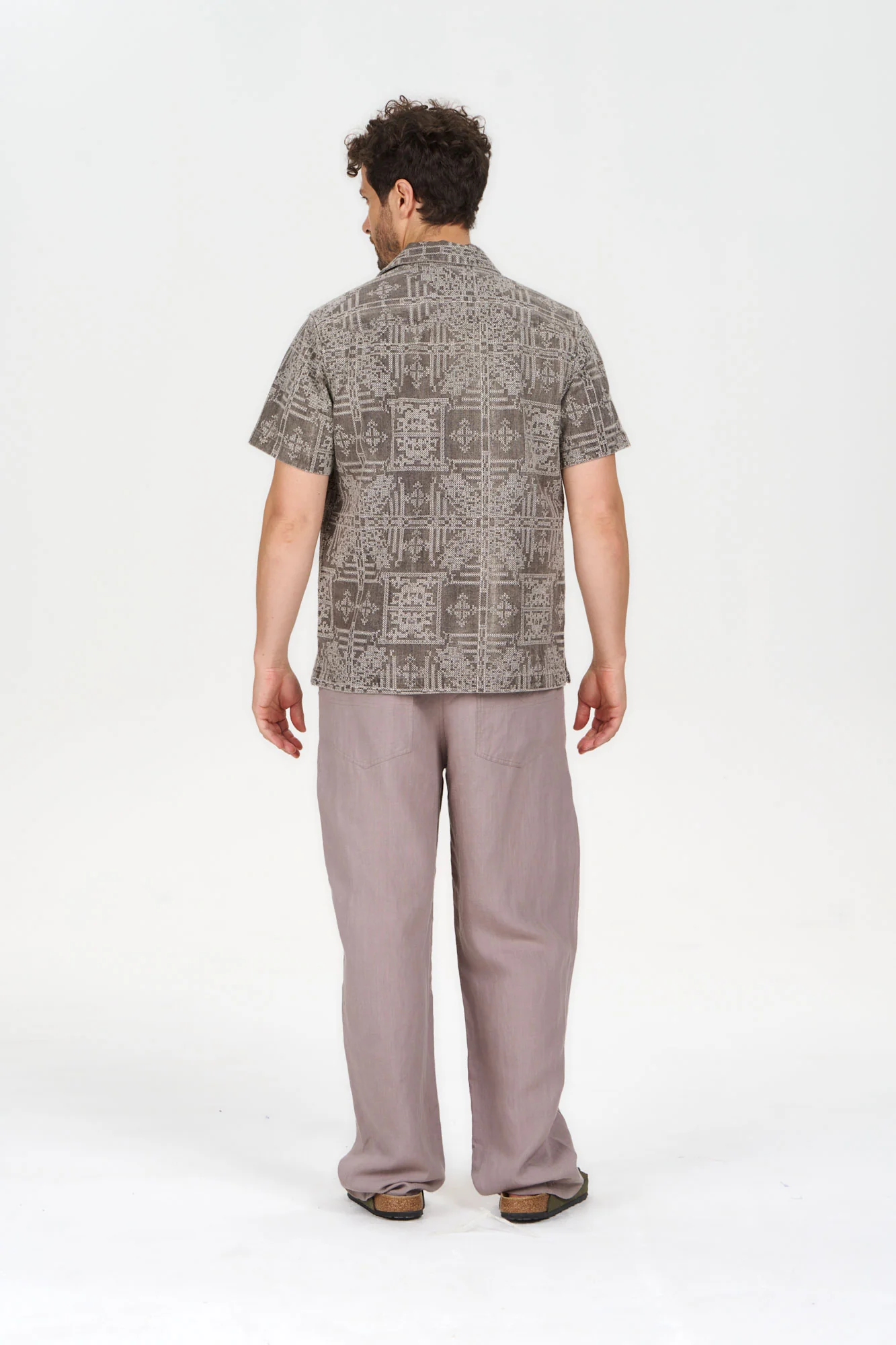 SPINDRIFT Embroidered Organic Linen Shirt - Image 6
