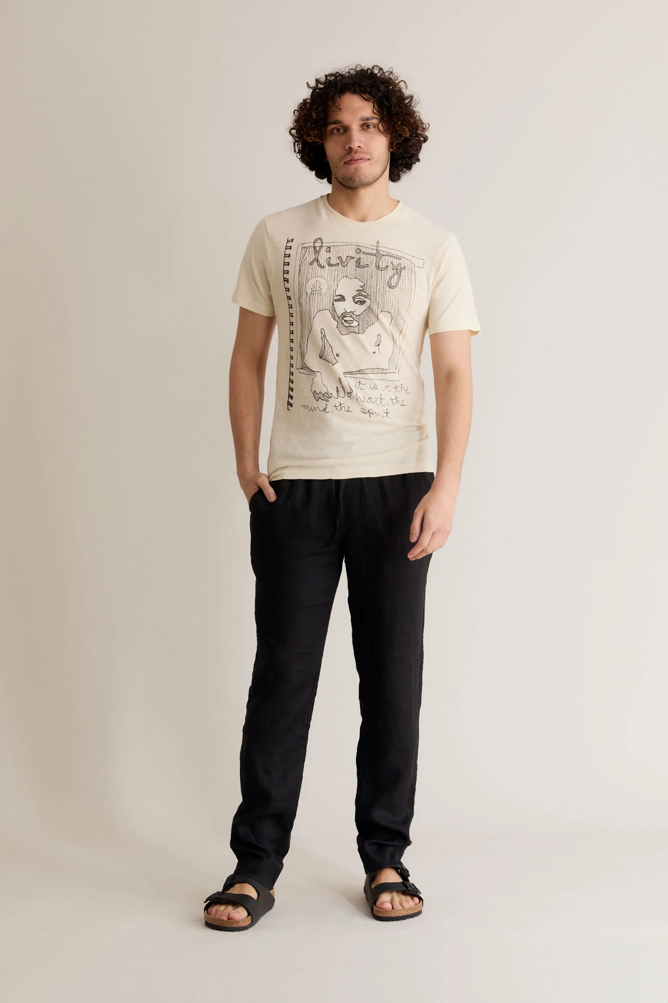 SPIRIT - Hemp Tee by LIVITY Cream - Image 3