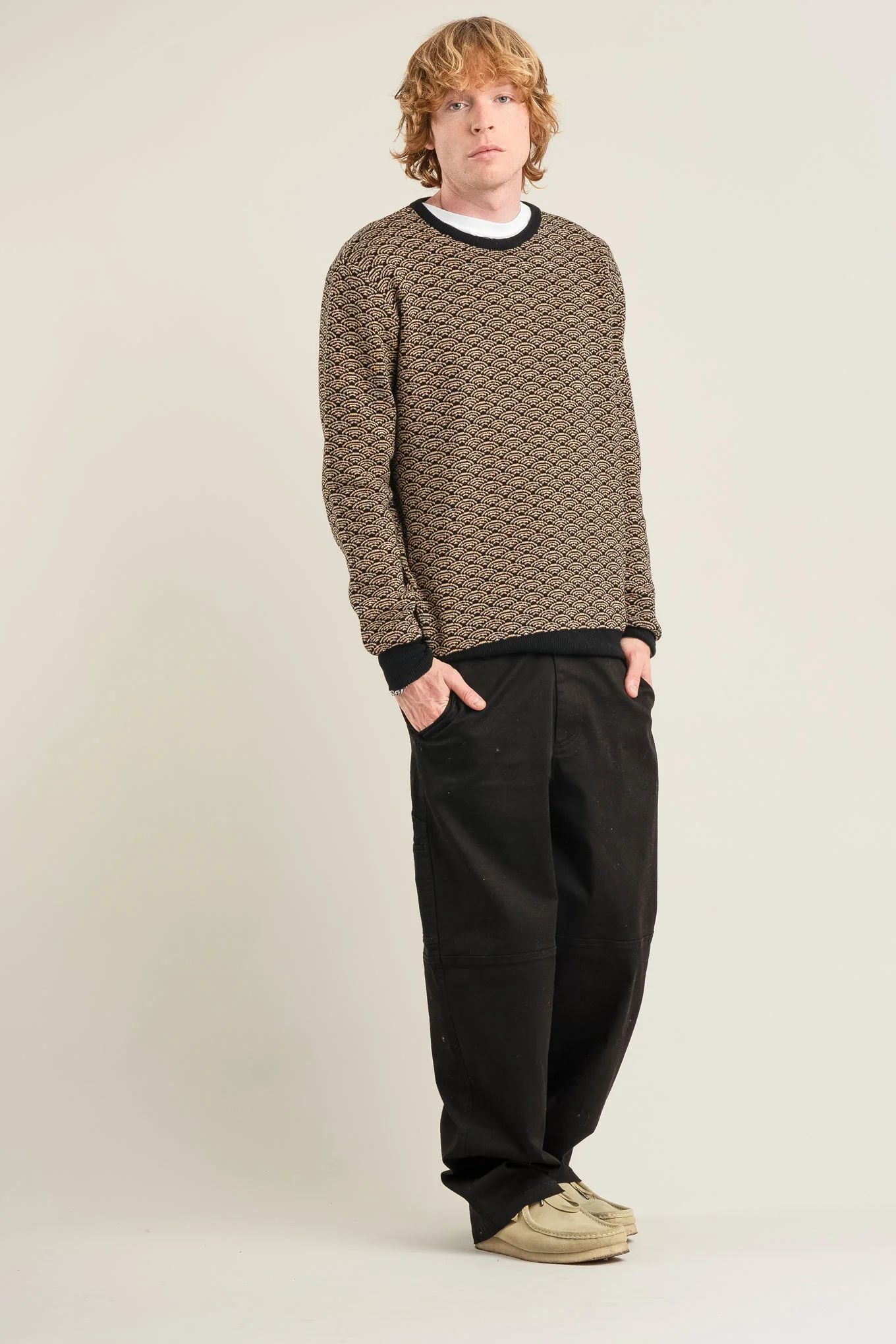 THEO Organic Cotton Tencel Trouser - Black