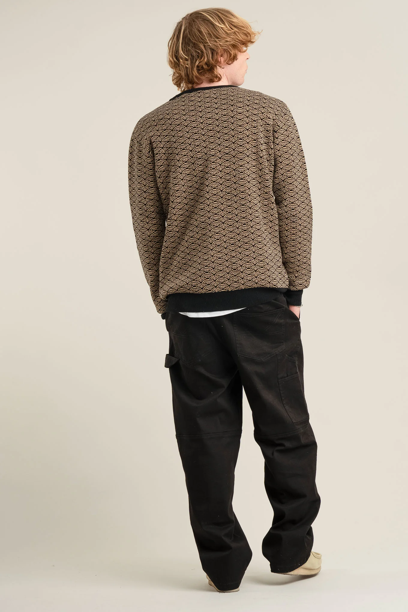 THEO Organic Cotton Tencel Trouser - Black - Image 2