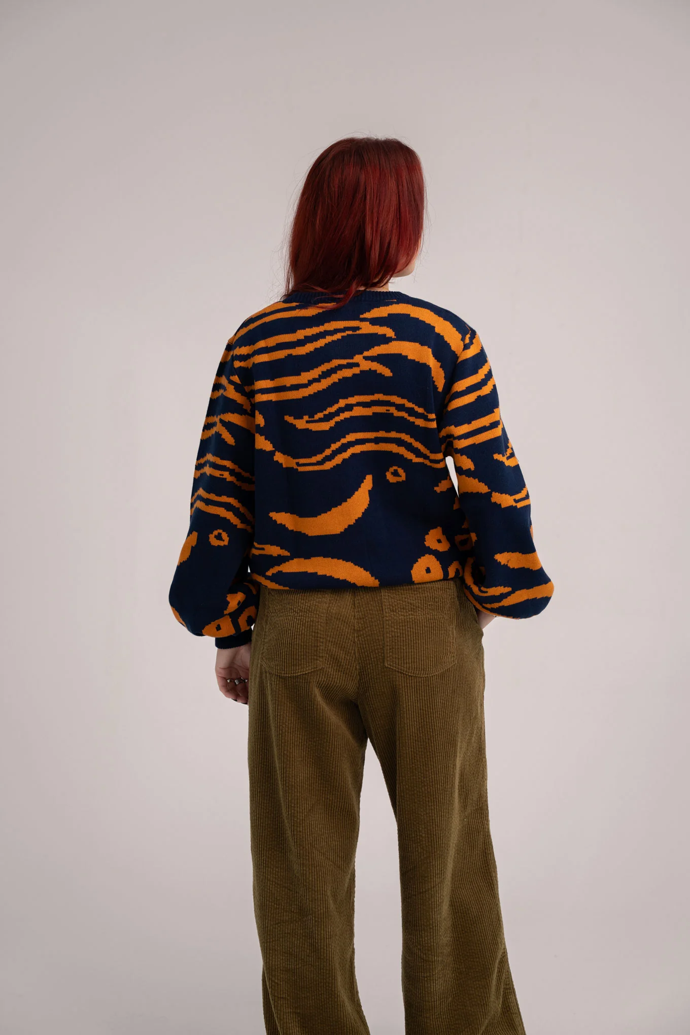 TIGER HOPE - Organic Cotton Jumper Navy - Image 4