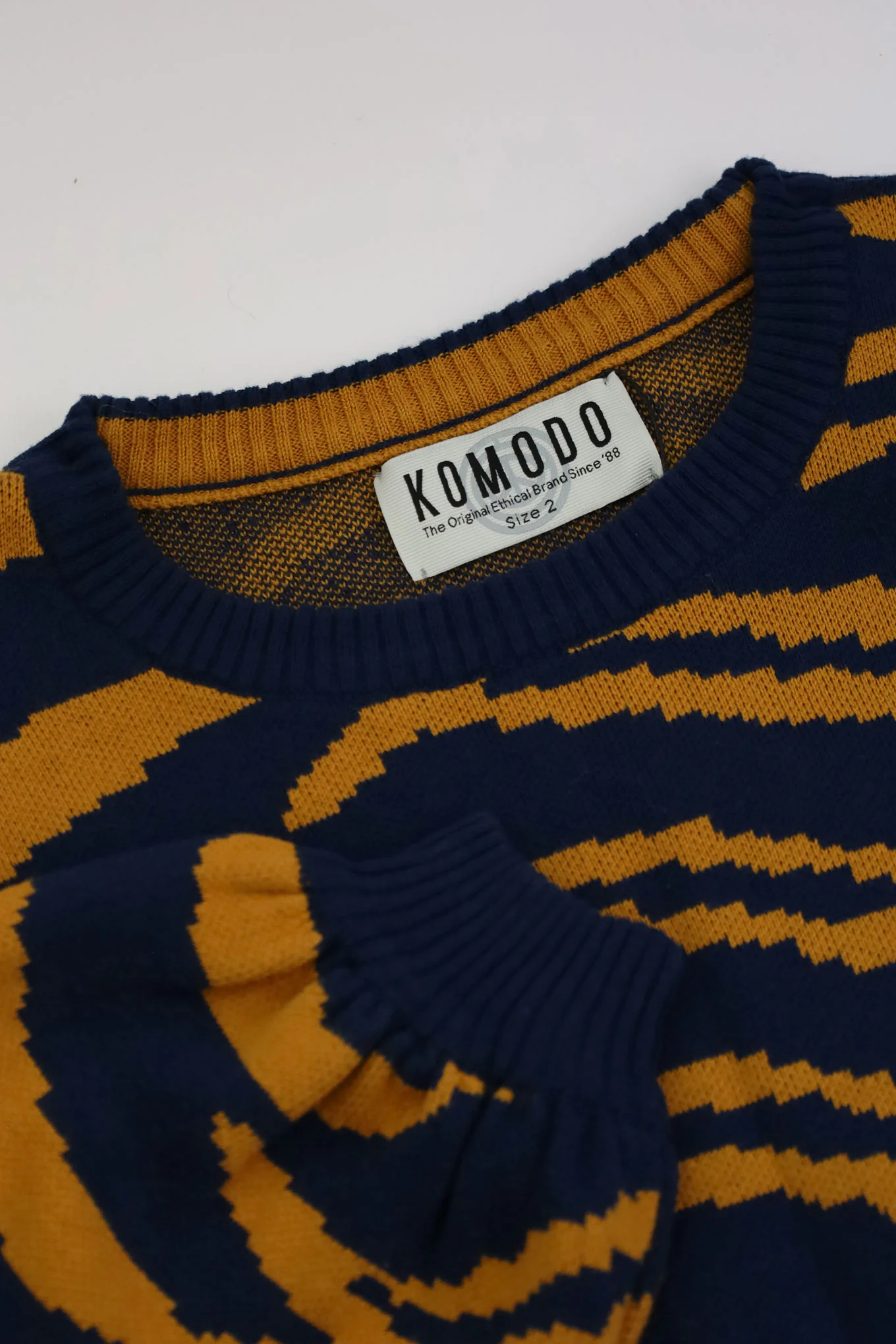TIGER HOPE - Organic Cotton Jumper Navy - Image 5