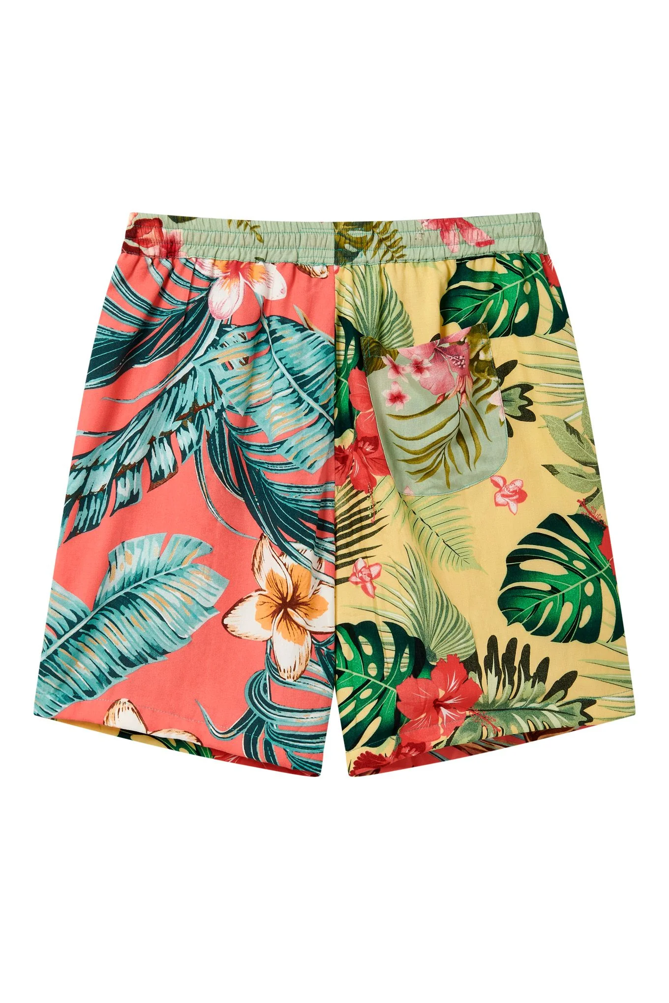 TOM - Tropical Print Rayon Shorts - Image 3