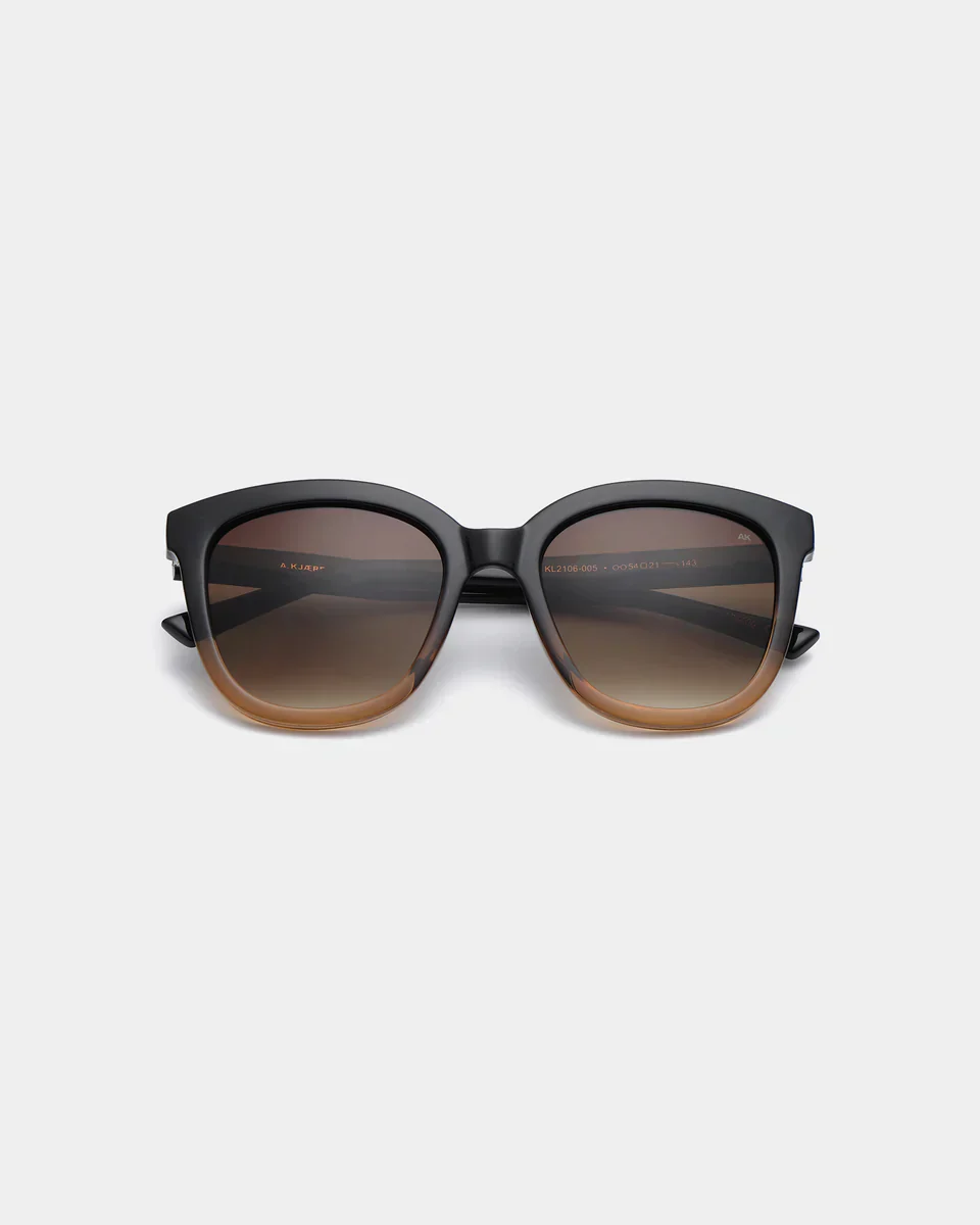 BILLY - BlackBrown Transparent Sunglasses by A.Kjaerbede - Image 4