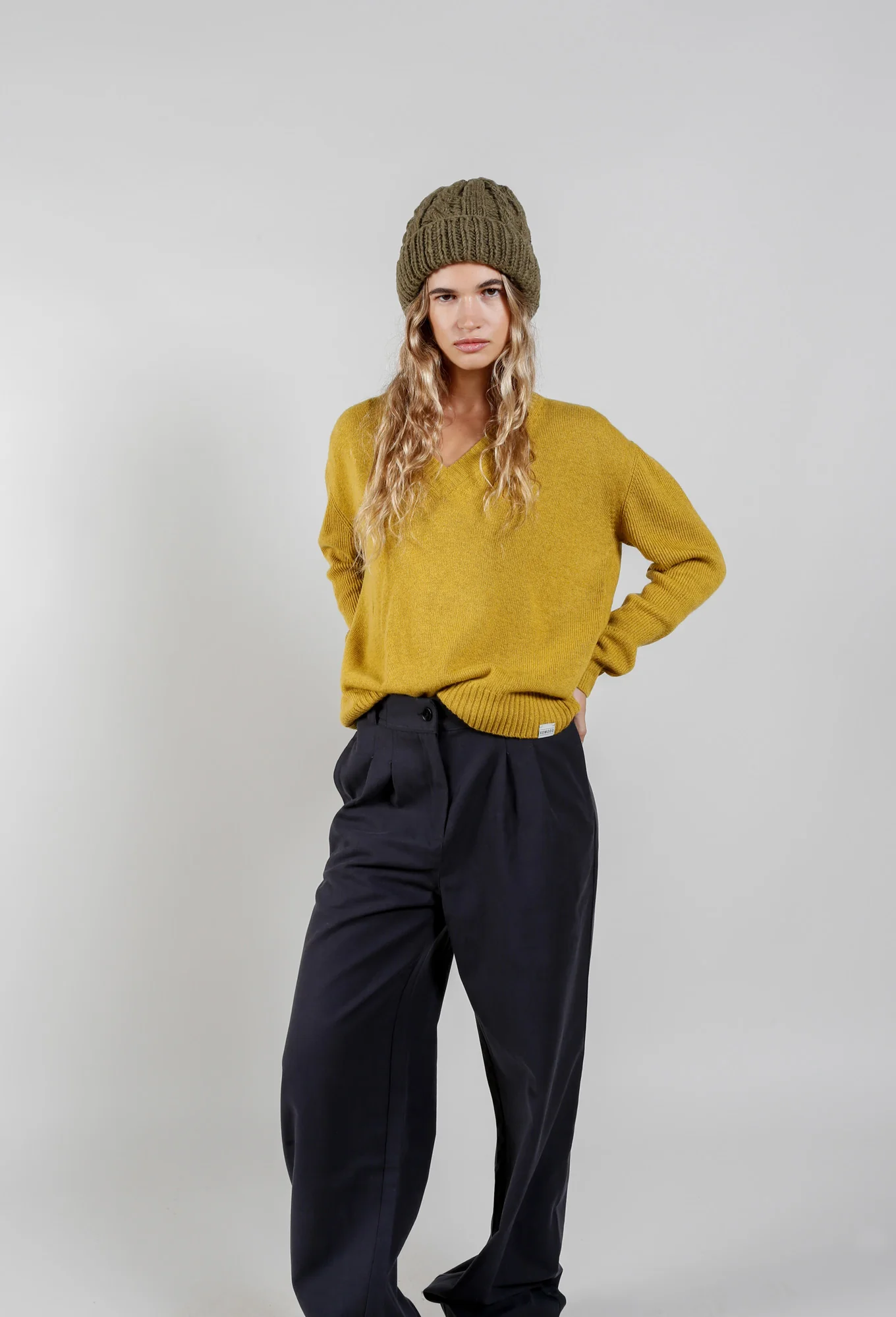 WONDER Wool Blend Jumper - Mustard - Image 3