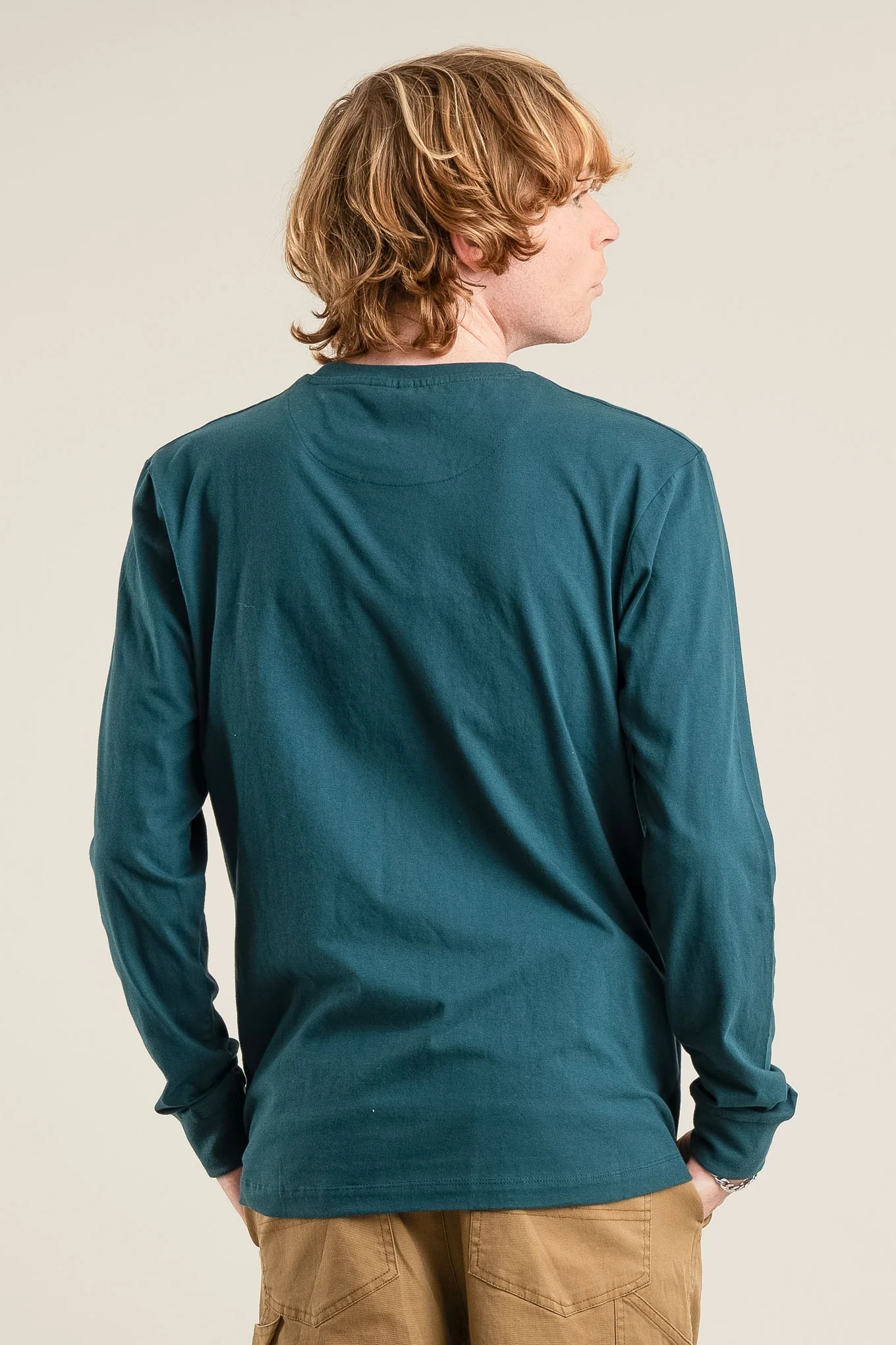 YAK Organic Cotton Tee - Teal - Image 3