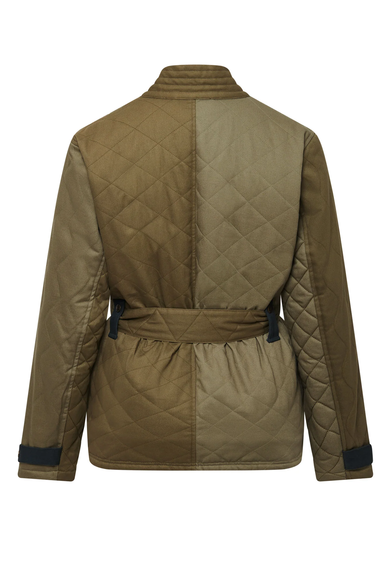 ZURI - Organic Cotton Patchwork Jacket Green - Image 3